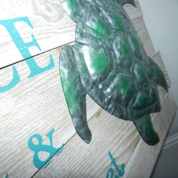 NEW Chesapeake Bay 19" Sandy Feet Turtle Wall Accent NWT - Picture 4 of 11